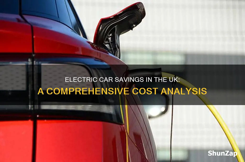 how much do you save with an electric car uk