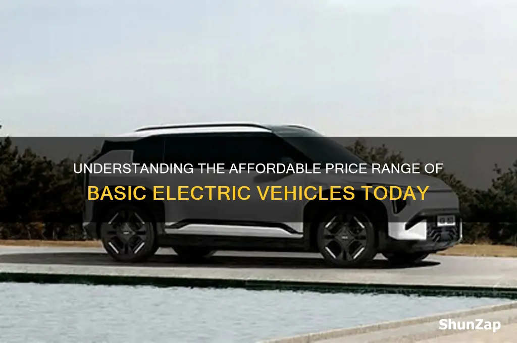 how much does a basic electric car cost