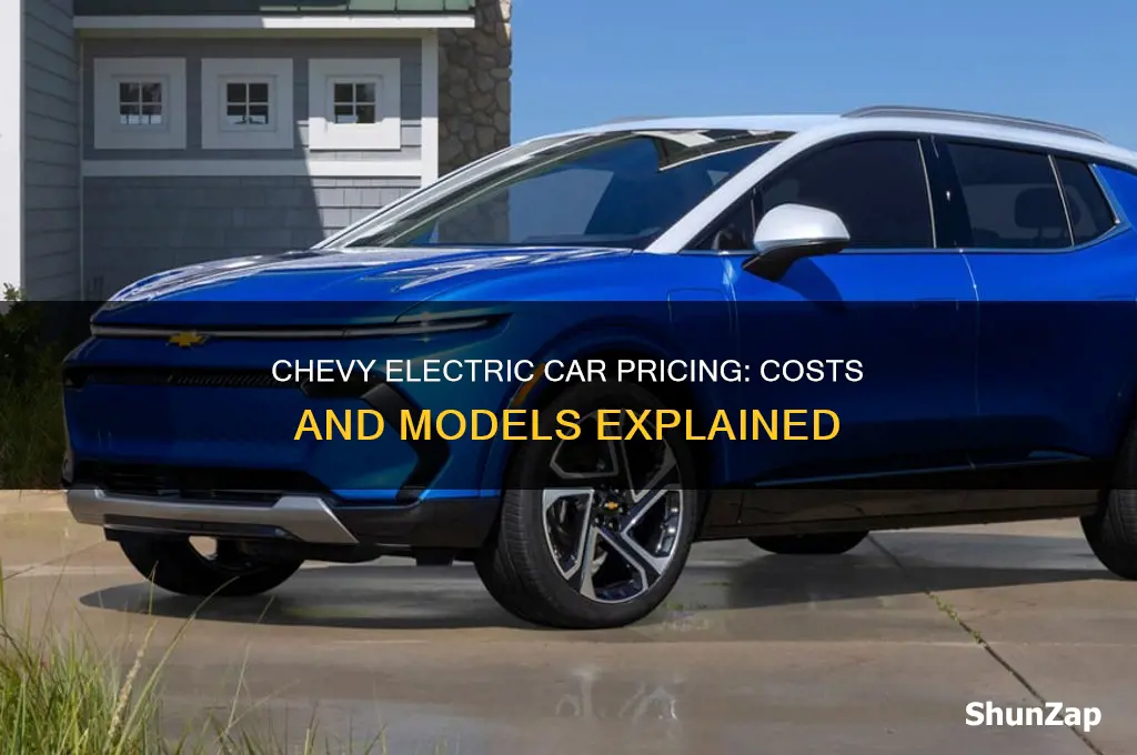 how much does a chevy electric car cost