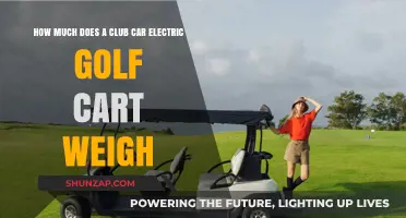 Club Car Electric Golf Cart Weight: A Comprehensive Guide