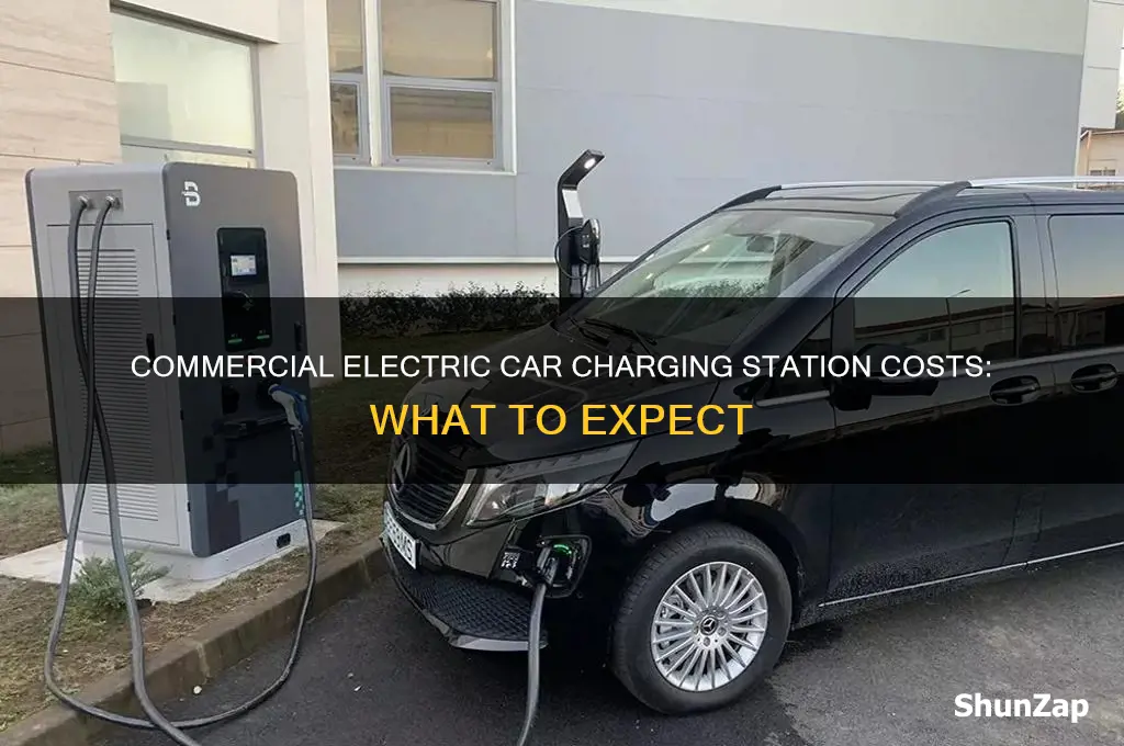 how much does a commercial electric car charging station cost