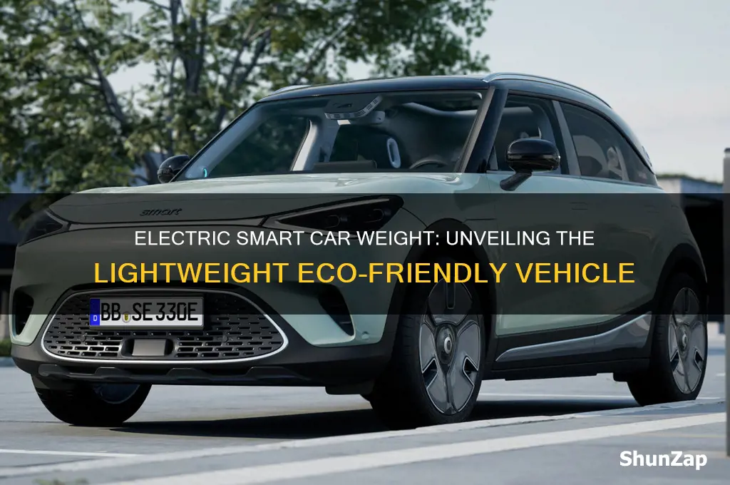 how much does a electric smart car weigh