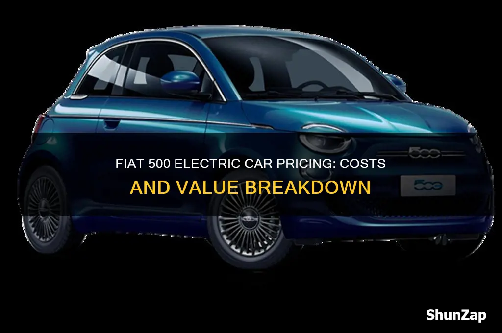 how much does a fiat 500 electric car cost