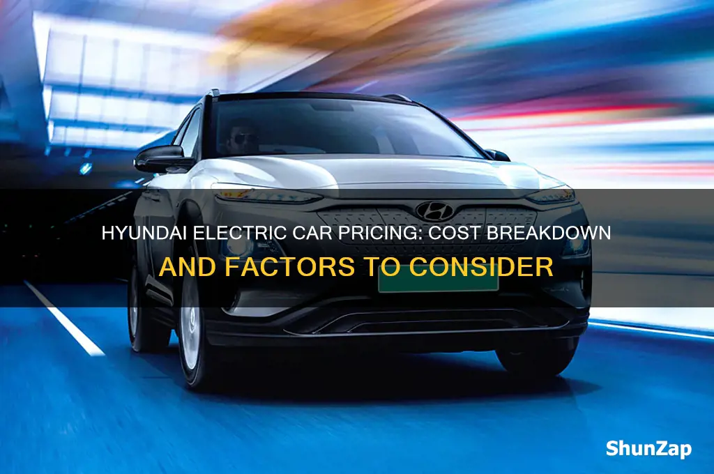 how much does a hyundai electric car cost
