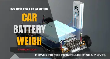 Electric Car Battery Weight: Unveiling the Surprising Mass of a Single Unit