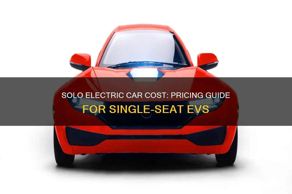 how much does a solo electric car cost