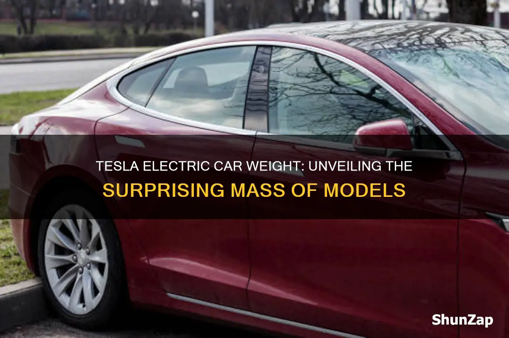 how much does a tesla electric car weigh