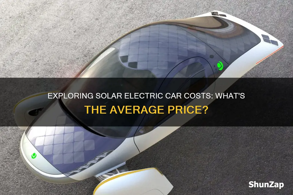 how much does a typical solar electric car cost