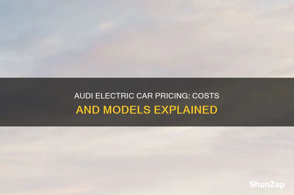 how much does an audi electric car cost