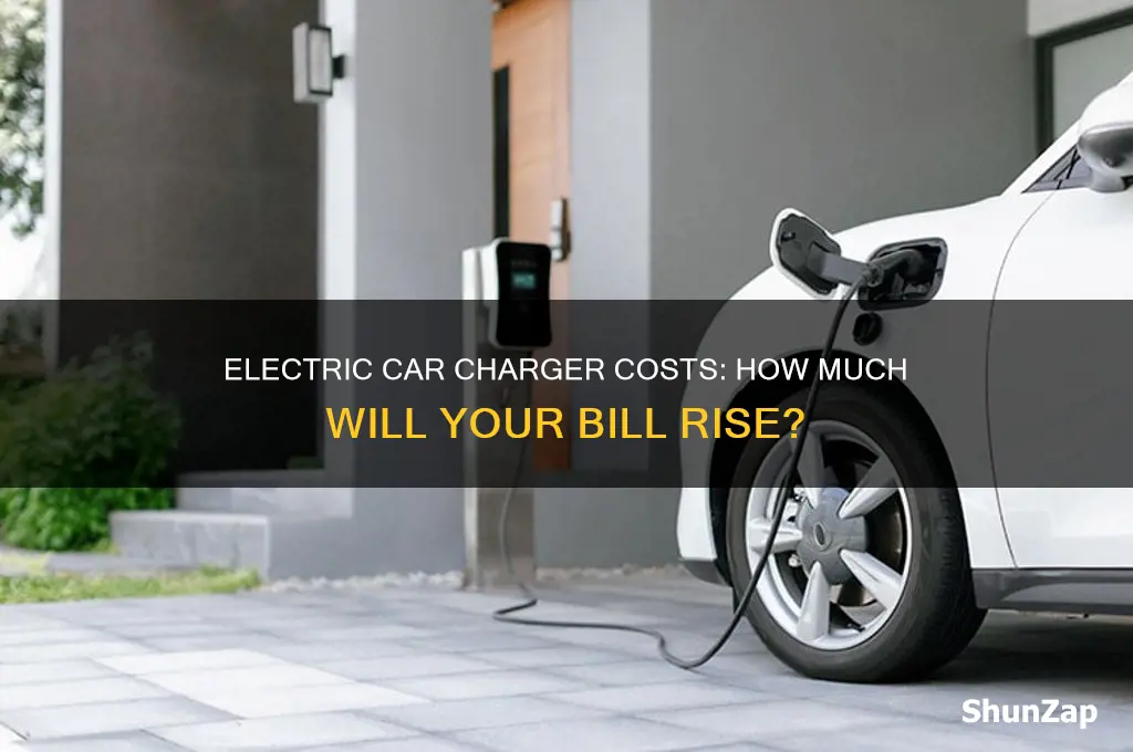 how much does an electric car charger increase electric bill