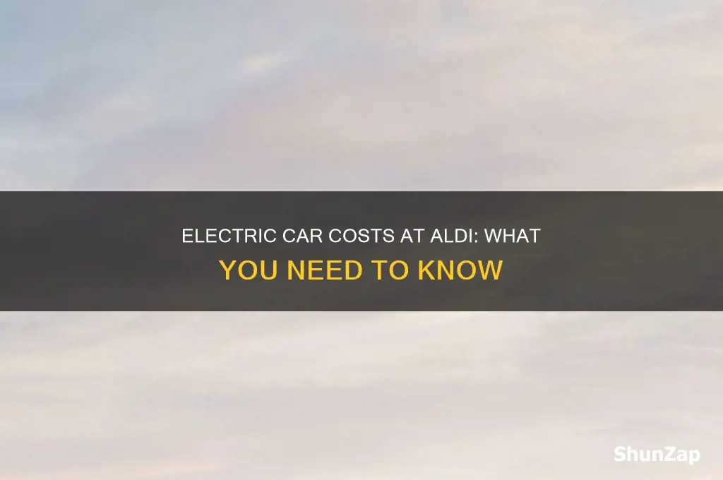 how much does an electric car cost aldi