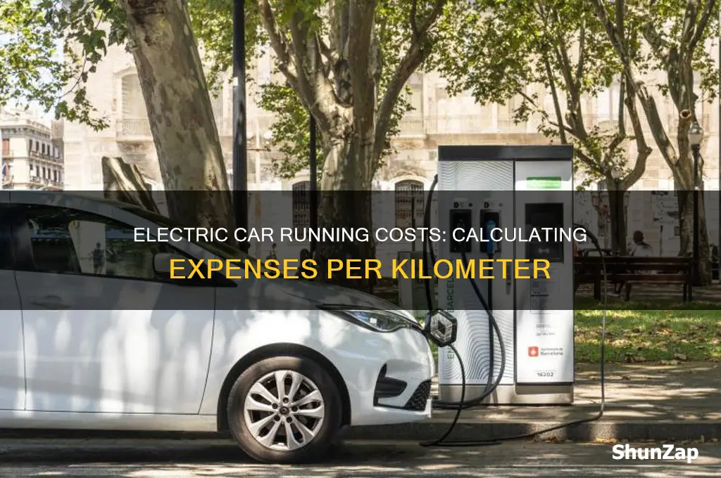 how much does an electric car cost per km
