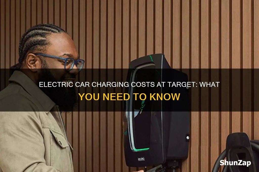 how much does electric car charge cost at target