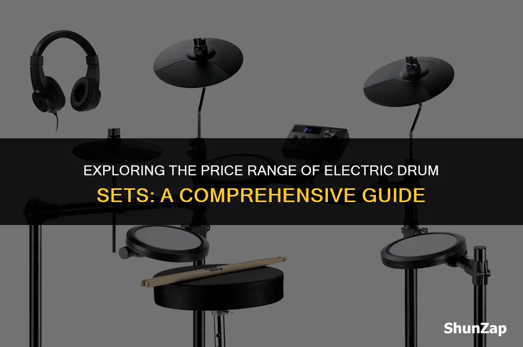 how much does electric drum set cost