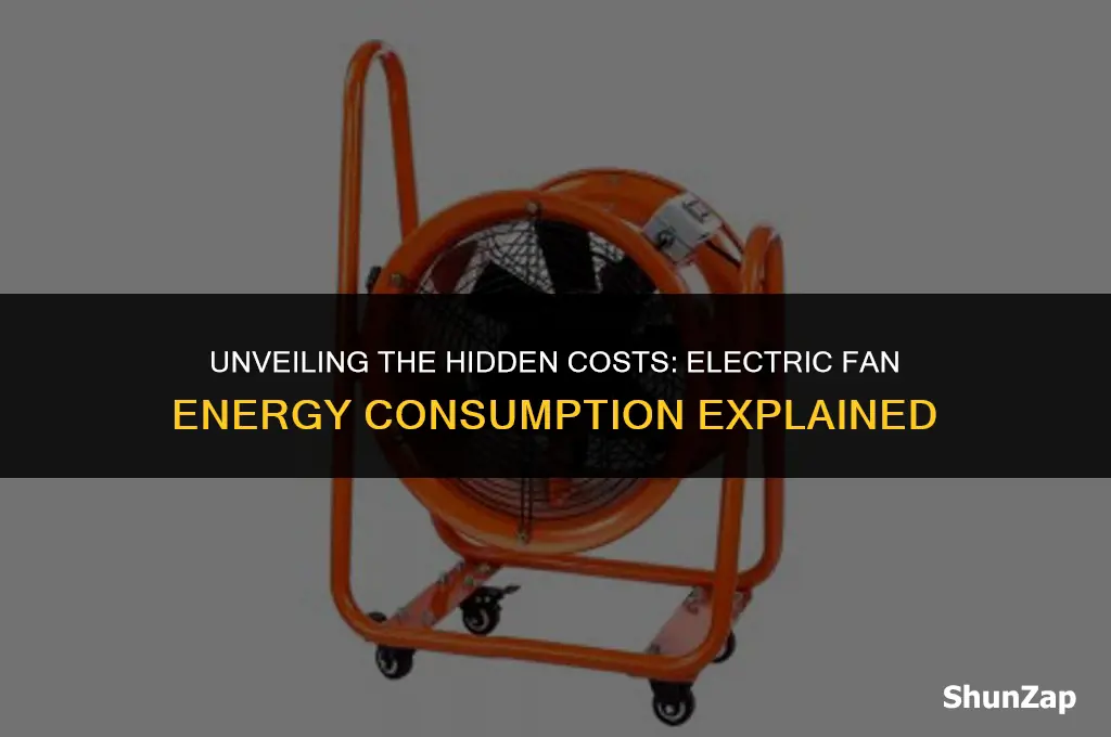 how much does electric fan cost to run