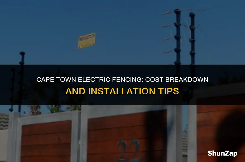 how much does electric fencing cost in cape town