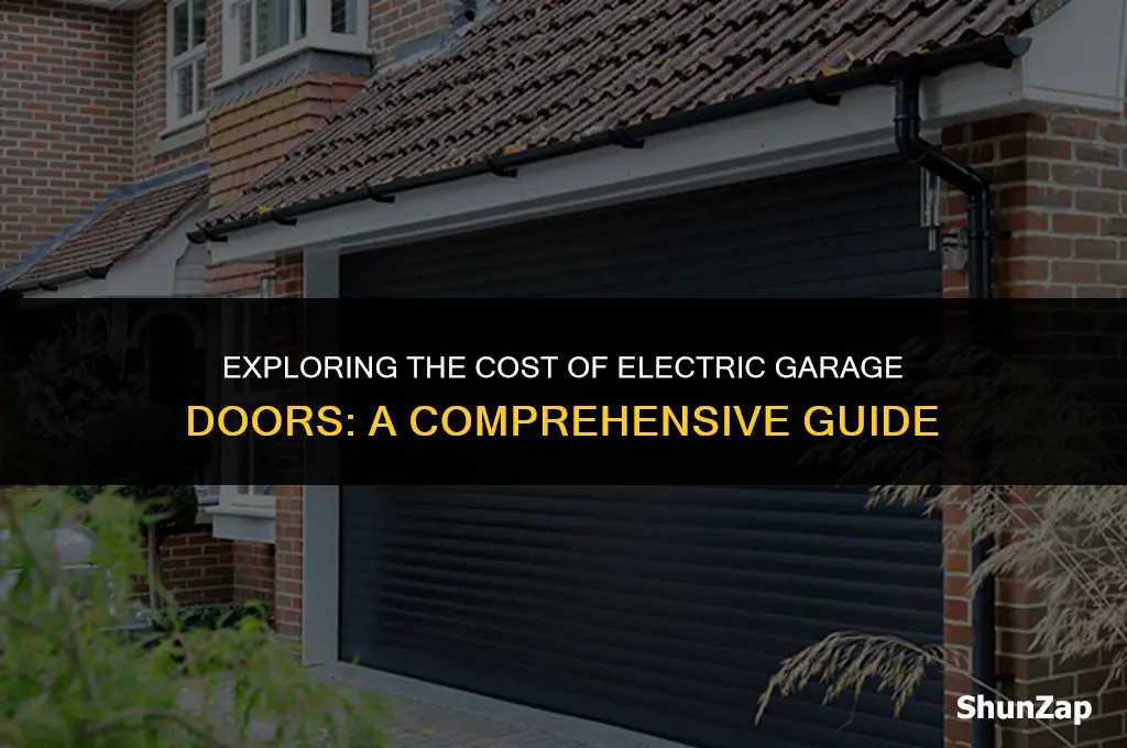 how much does electric garage door cost