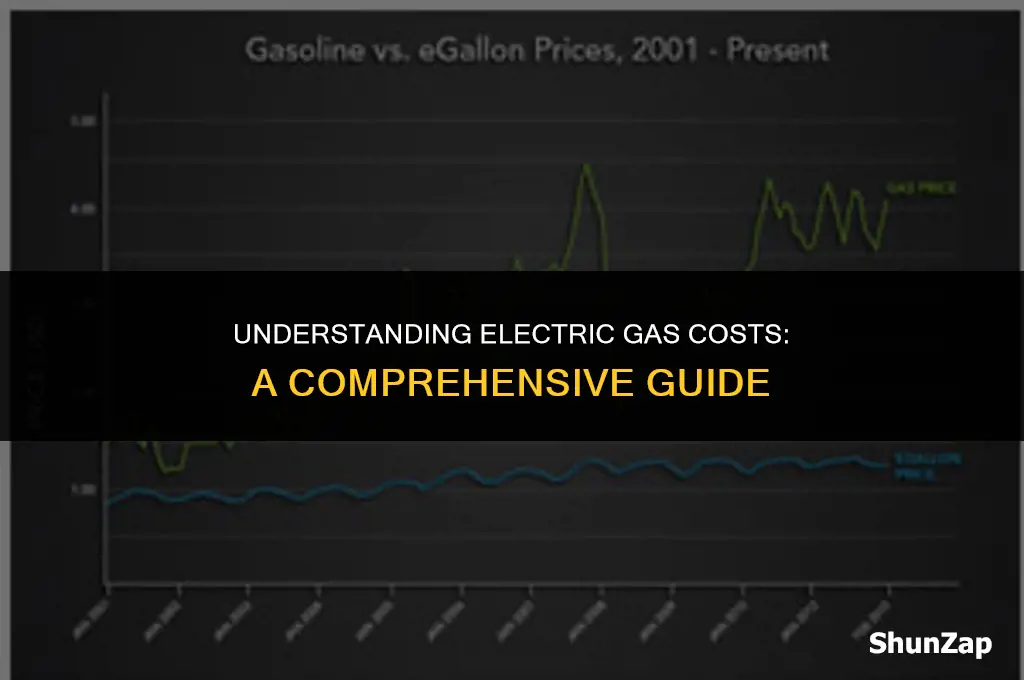 how much does electric gas cost