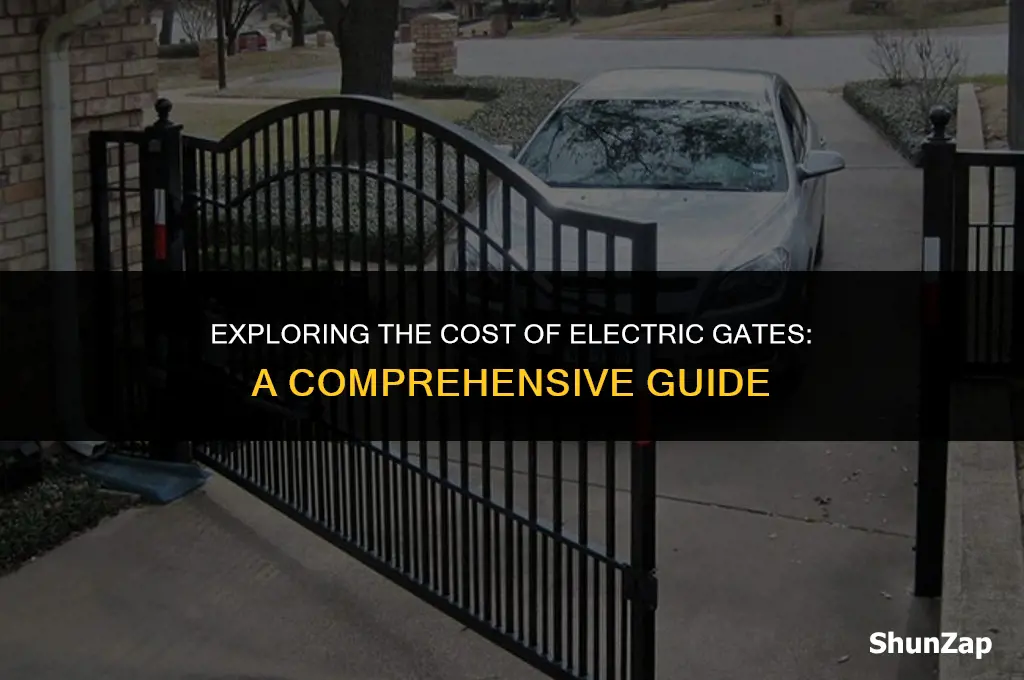 how much does electric gate cost