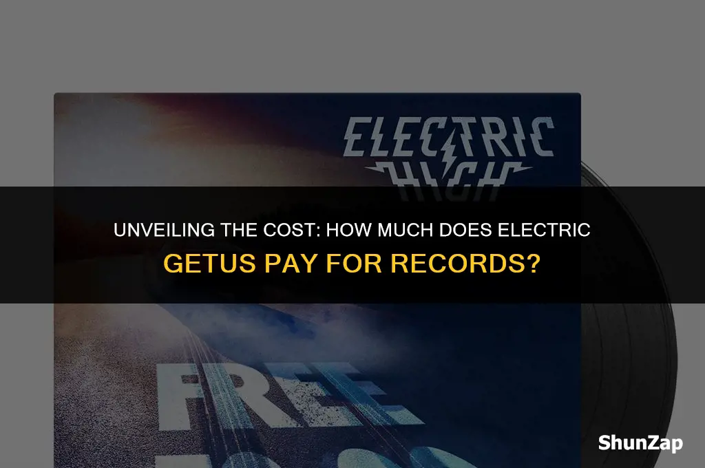 how much does electric getus pay for records