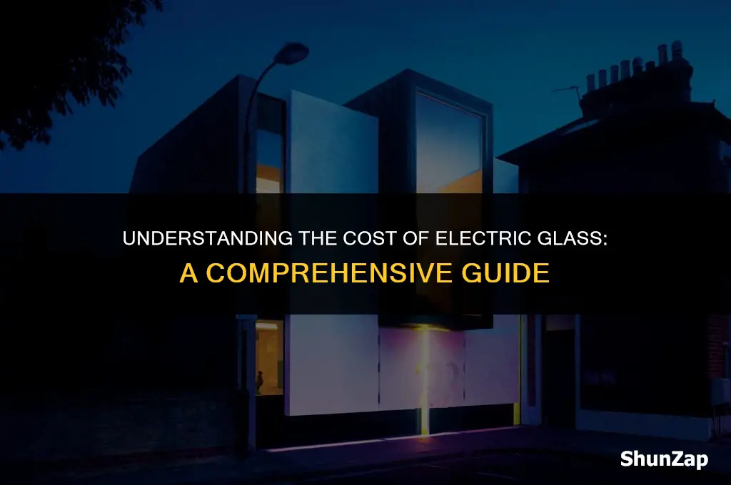 how much does electric glass cost