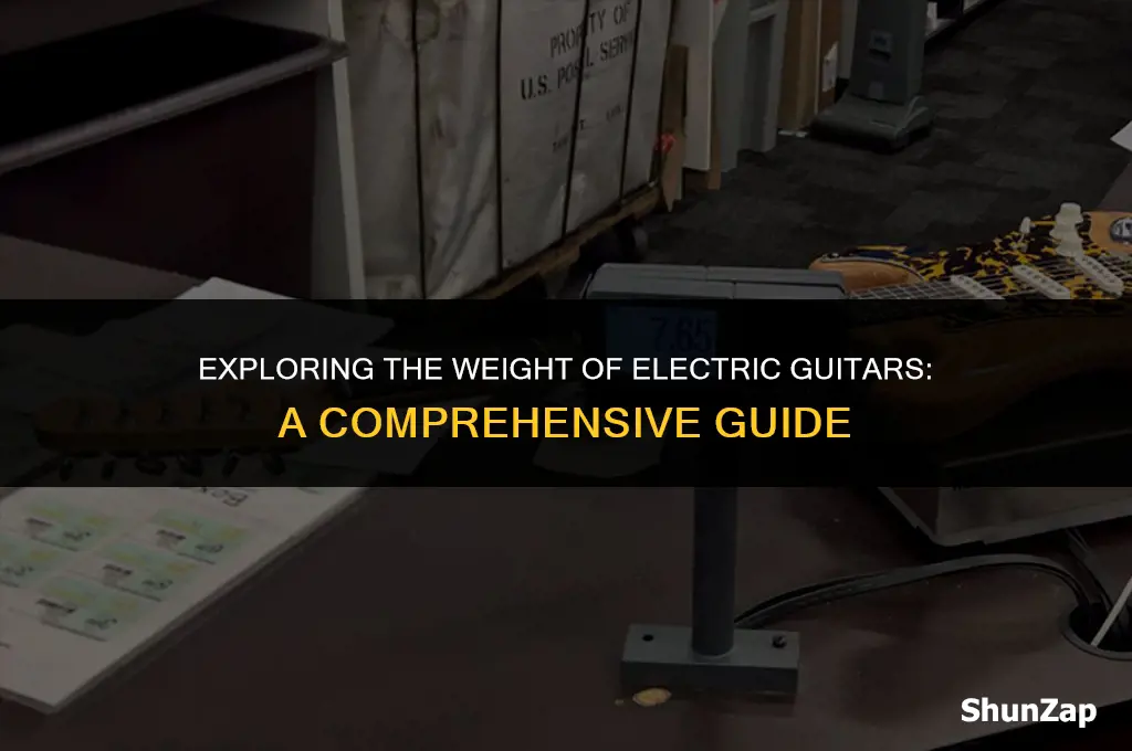 how much does electric guitar weight