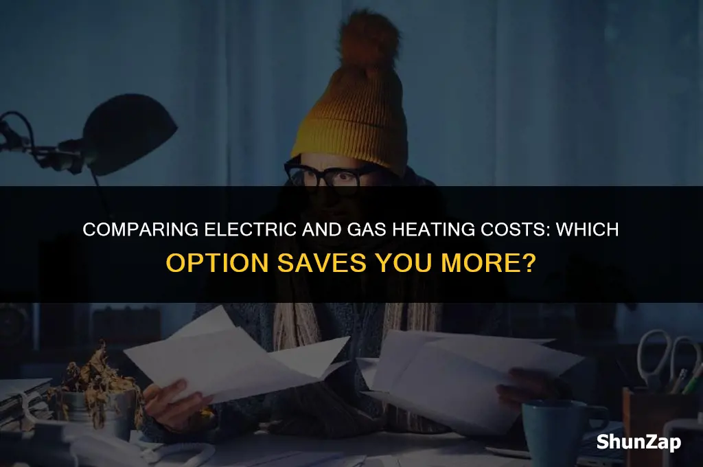 how much does electric heat cost compared to gas