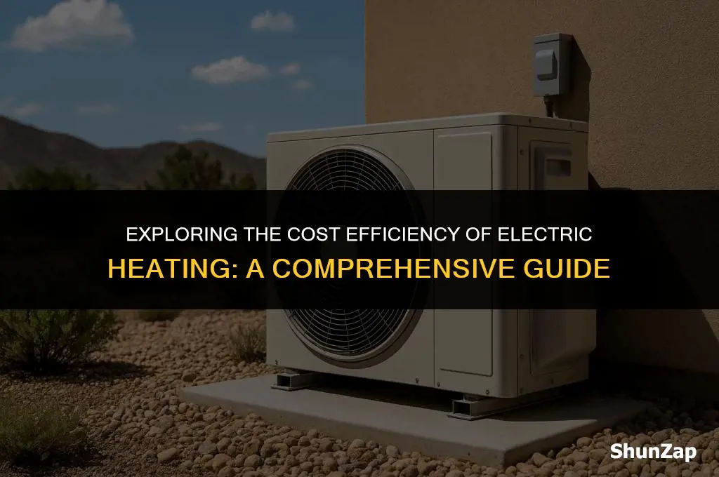 how much does electric heat cost per hour