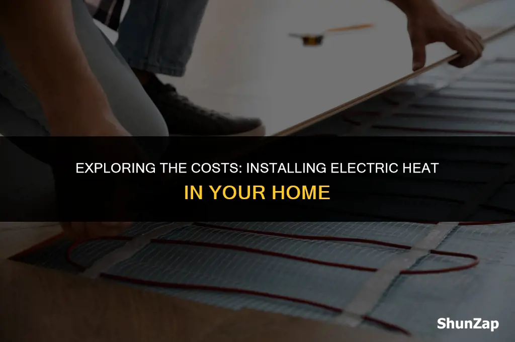 how much does electric heat cost to install