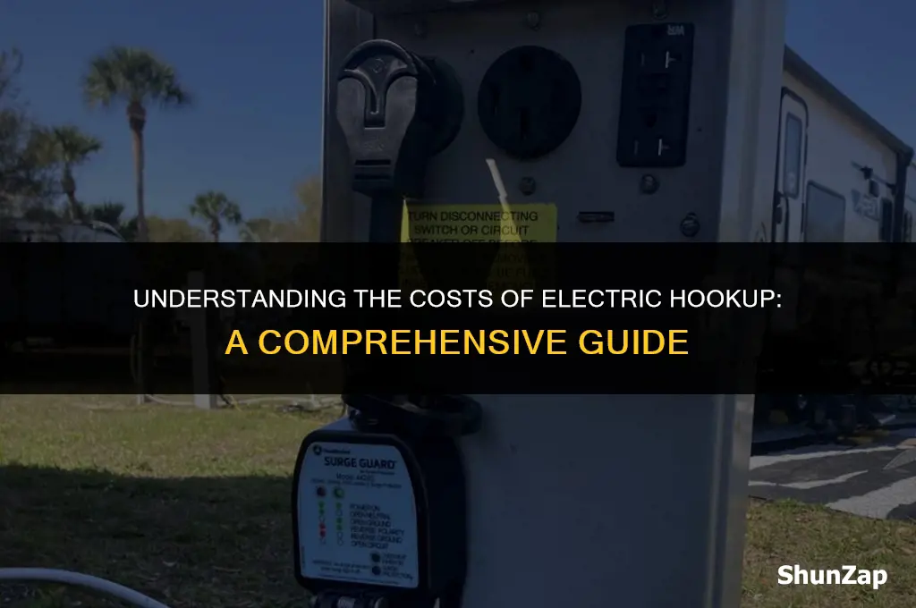 how much does electric hook up cost