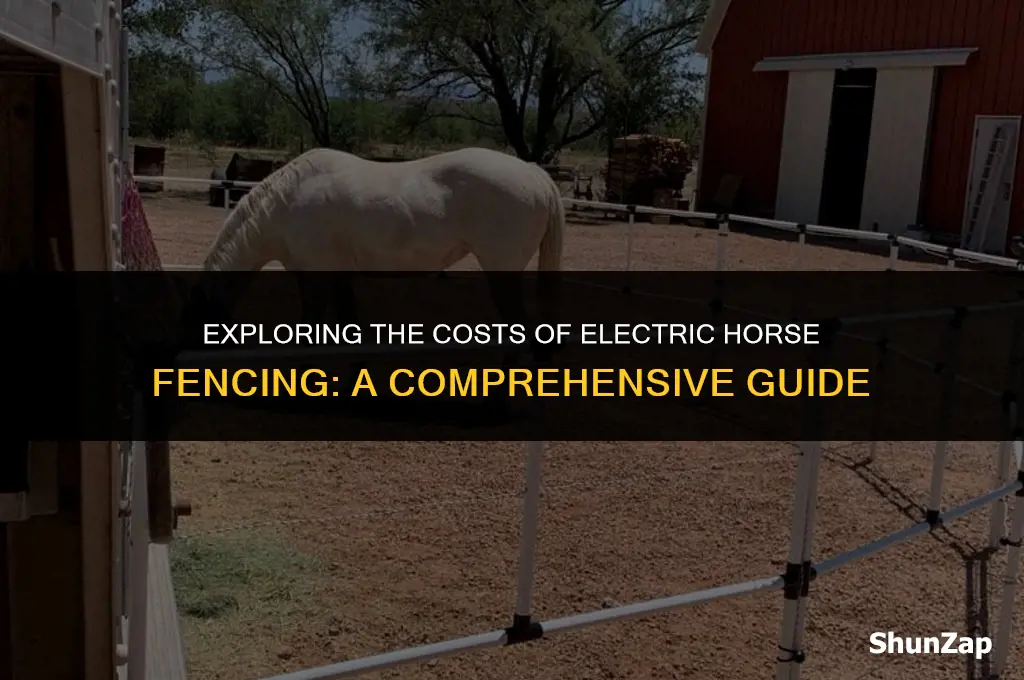how much does electric horse fencing cost