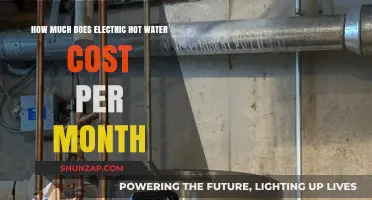 Monthly Costs of Electric Hot Water: A Comprehensive Breakdown