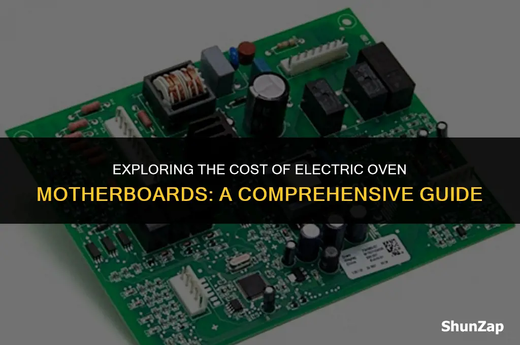 how much does electric oven motherboard cost