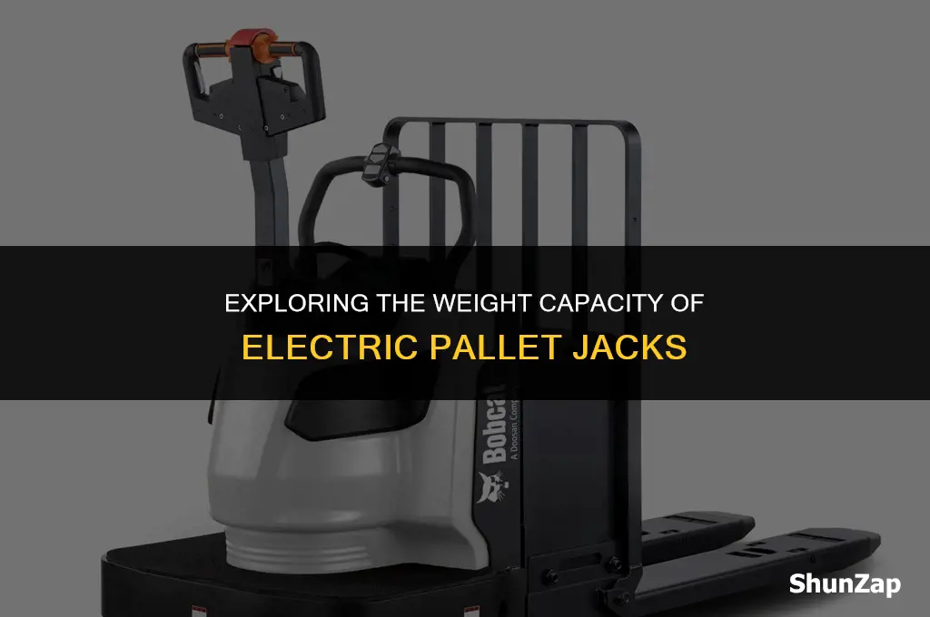 how much does electric pallet jack weigh