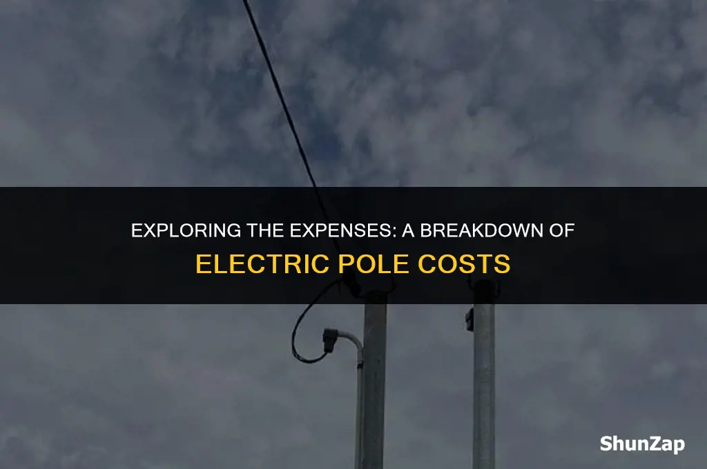 how much does electric pole cost