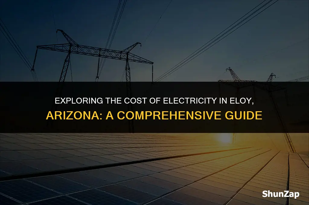 how much does electric run in eloy az