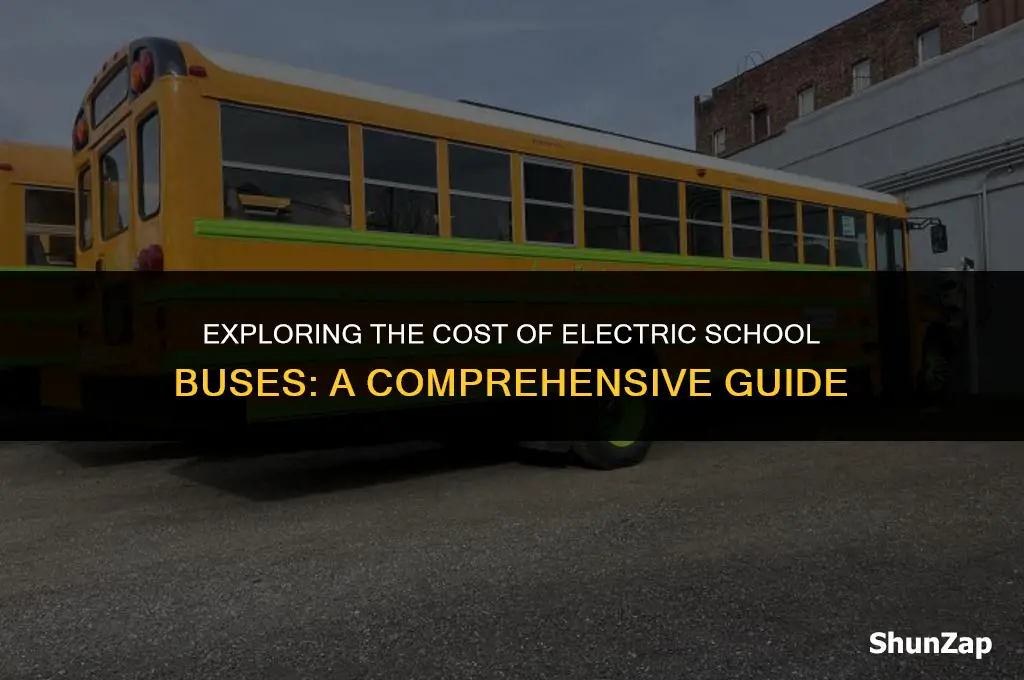 how much does electric school bus cost