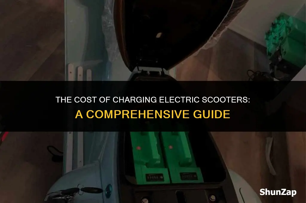 how much does electric scooter cost to charge
