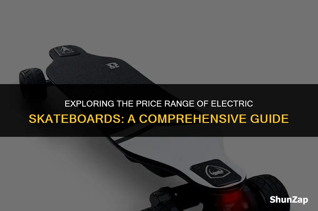 how much does electric skateboard cost