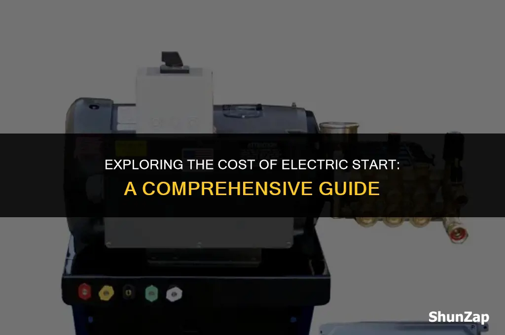 how much does electric start cost