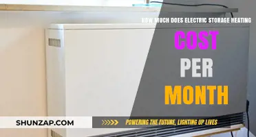 Exploring the Monthly Costs of Electric Storage Heating