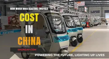 Exploring the Price Range of Electric Tricycles in China