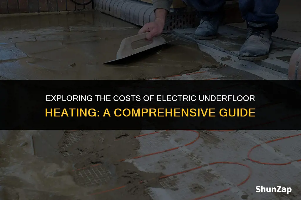 how much does electric underfloor heating cost