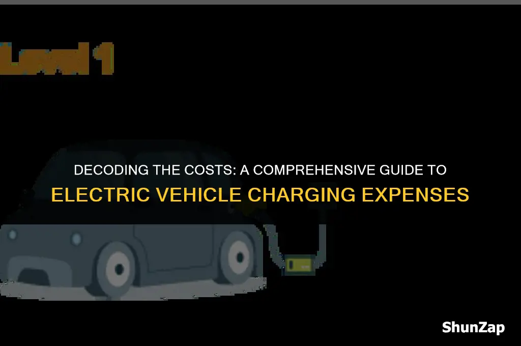 how much does electric vehicle charging cost