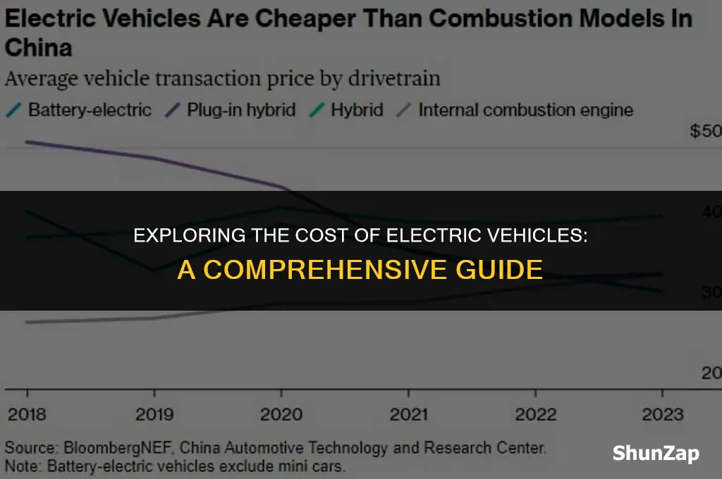 how much does electric vehicle cost