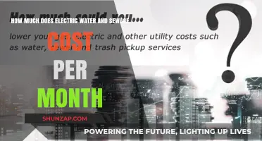 Monthly Costs of Electric Water and Sewage: A Comprehensive Guide
