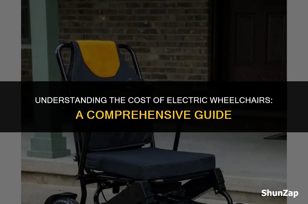 how much does electric wheelchair cost