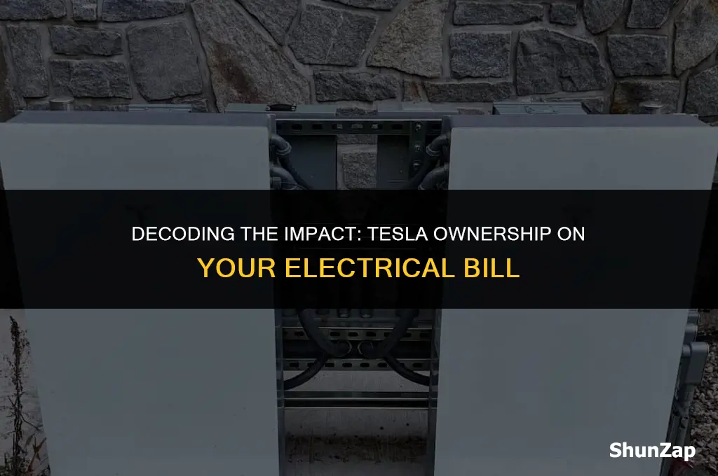 how much does electrical bill go up with tesla