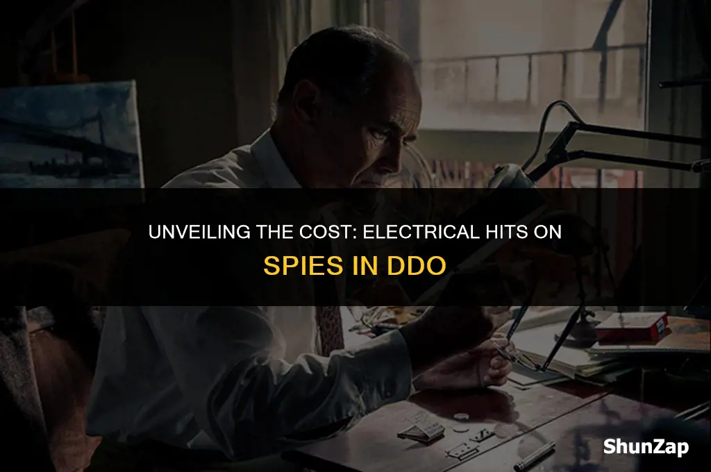 how much does electrical hit on spies ddo