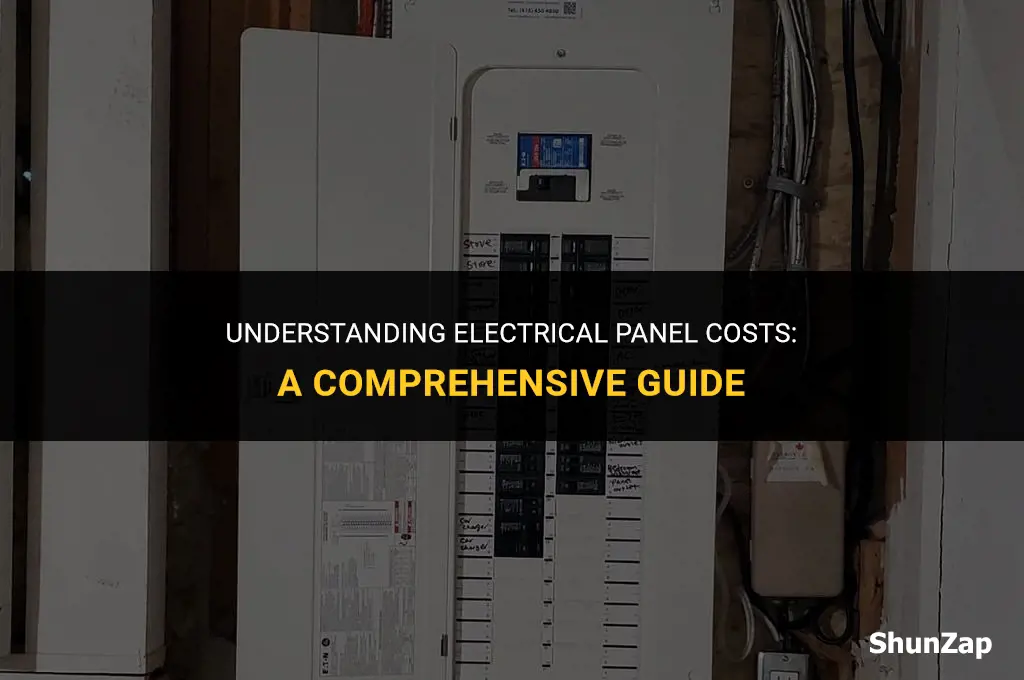 how much does electrical panel cost